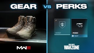 Gear vs Perks EXPLAINED in MW3 and Warzone [upl. by Abihsot]