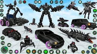 Air Jet Robot Transformation Game 2023 Red Bumblebee Multi Transform  Android iOS Gameplay [upl. by Ursel]