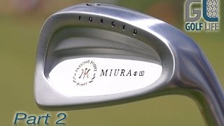 Miura Golf Passing Point 9003 Irons Driving Range Test [upl. by Omrelliug]