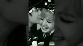 Taelice 💋kiss Taehyung and Lisa Taelice taehyung lisa shorts tiktok blackpink bts viral [upl. by Acsot]