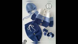 Blue winter warm dress for new born baby boy 2024 [upl. by Annalise]