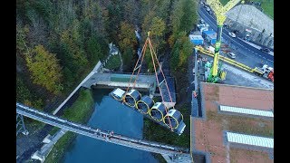 Dok Kurzversion zum Bau der neuen Standseilbahn SchwyzStoos [upl. by Ahsenat454]