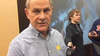 John Beilein talks Michigans NCAA Tournament draw [upl. by Iuq]