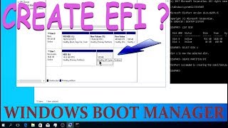 HOW TO CREATE EFI SYSTEM PARTITION  SOLVED [upl. by Yseult]