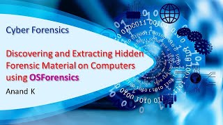 8 Cyber Forensics  OS Windows Forensics  Anand K [upl. by Eremahs]