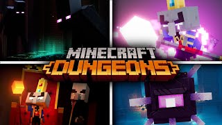 Minecraft Dungeons All Cutscenes  DLC [upl. by Lachman]