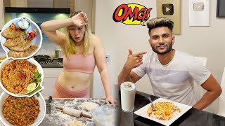 Cooking Only Indian Food for 24 Hours for My Indian Fiancé [upl. by Vasos883]