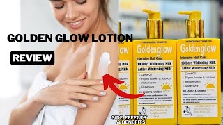 Golden Glow Lotion Review  Side Effects  Benefits  How To Use  goldenglow [upl. by Acinorahs136]