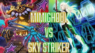 YUGIOH MimiGhoul VS Sky Striker Live Duel [upl. by Kokaras631]