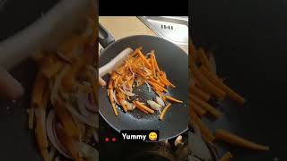 Beef stir fry cooking food cookingshow homecookingshow trending viralvideo viralshorts [upl. by Tades]