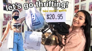 come thrift with me  tryon haul trendy [upl. by Winshell]