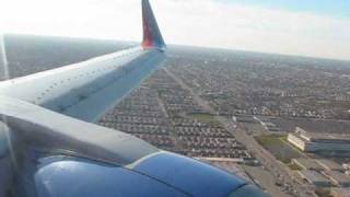 Southwest 737300 winglets landing at Chicago Midway [upl. by Assirehc]