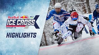 ATSX 500 Rautalampi FIN Highlights  201920 Red Bull Ice Cross World Championship [upl. by Apeed]