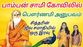 🦚 பாம்பன் சாமி கோவிலில் பௌர்ணமி அனுபவம்  சித்தரின் ஜீவ சமாதியில் ஒரு இரவு  Pamban Swamigal Temple [upl. by Akeihsal]