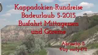 Kappadokien  Rundreise  Badeurlaub  52015 Abrissclip 11 Busfahrt [upl. by Aceissej341]