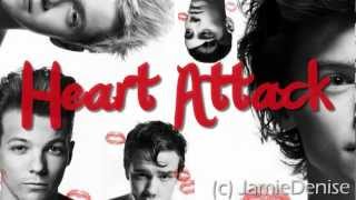 Heart Attack  One Direction Lyric Video [upl. by Nidraj605]