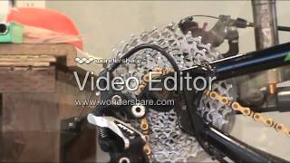 How to adjust Rear Derailleur SHIMANO DEORE XT RDM780 10 speed [upl. by Anora289]