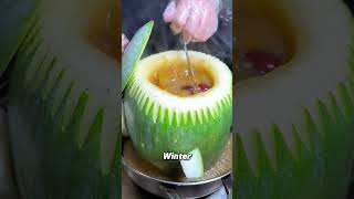 Part 221Whole Melon Soup Check Out This Unique Cooking Method [upl. by Adnirol]