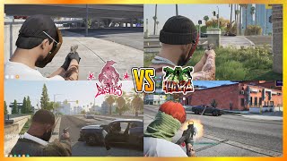 Besties vs Hydra Near Old Casino 6 v 6 Multi POVs 5th Fight  NoPixel 40 GTA RP [upl. by Jazmin558]