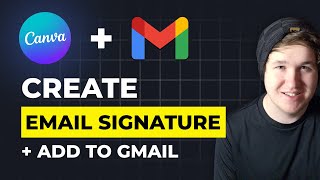 How To Create A Email Signature In Canva for Gmail Step By Step  Add Email Signature In Gmail [upl. by Adnuahsal]