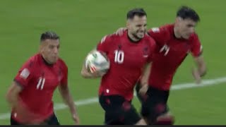 AlbaniaUkraine Nedim Bajrami goal Shpërthimi në Air Albania kur shënon gol Shqipëria me Bajramin [upl. by Hertzog815]