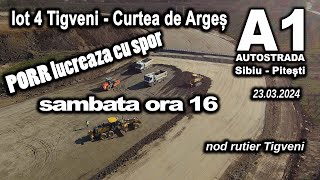 autostrada A1 Sibiu Pitesti  lot 4 Tigveni  Curtea de Argeș  zona nod rutier Tigveni [upl. by Kristof80]