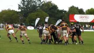 Duhan vd Merwe scores a late try for Outeniqua High School against Paarl Gymnasium [upl. by Novit]