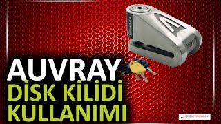 Auvray Alarmlı Disk Kilitleri Kullanımı MotosikletAksesuarlaricom MotosikletAksesuarlaricom da [upl. by Tnattirb]