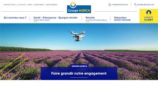 Le site Groupe AGRICA fait peau neuve [upl. by Hardunn]