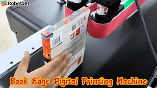 Book edge printing machine digital book edge printer [upl. by Norahc]