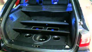 BMW 5 E61 Alpine Hifi installation [upl. by Mattah]