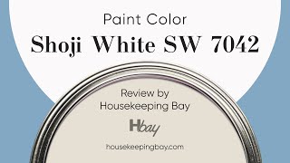 Shoji White SW 7042 White Paint Coordinating Colors Trim Colors That Go With amp Undertones [upl. by Leola]