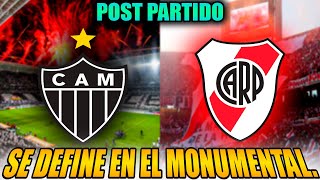 MINEIRO GOLEO 3 A 0 A RIVER Analizamos y opinamos el partido Estamos eliminados de la copa [upl. by Saretta]