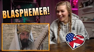 AMERICAN REACTS TO MONTY PYTHON STONING  AMERICAN LIVING IN THE UK  AMANDA RAE [upl. by Myrilla407]