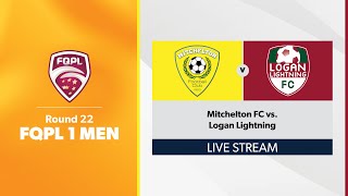 FQPL 1 Men Round 22  Mitchelton FC vs Logan Lightning [upl. by Otsugua531]