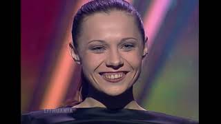 1999 Lithuania Aistė  Strazdas 20th place at Eurovision Song Contest in Jerusalem [upl. by Zitella340]