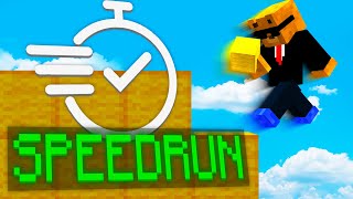 Speed Running Bedwars [upl. by Llesirg]