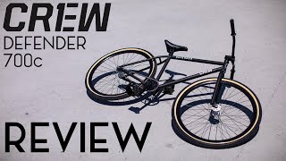 2021 Crew Defender 700c RIDE  REVIEW [upl. by Aicsila]