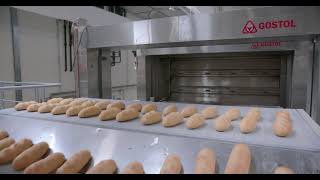 Multiproduct Automatic Bakery Line  buns ciabatta bread baguette round and long loaves [upl. by Phil]