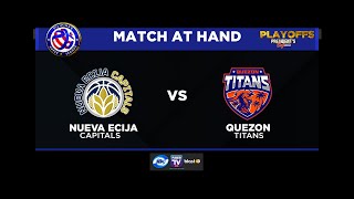 PSL PRESIDENTS CUP 2024  FINALS GAME 1  NUEVA ECIJA CAPITALS VS QUEZON TITANS  APRIL 9 2024 [upl. by Nawyt]