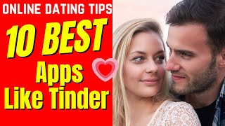 ❤️Top 10 Best Apps Like Tinder 2024 [upl. by Ahsonek814]