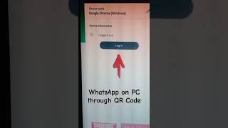 WhatsApp on your PC through QR Code mrajdot mrajdot whatsapp whatsappweb qrcode pc [upl. by Schlenger]