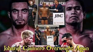 Johnriel Casimero Overweight in Fight Against Sanchez [upl. by Gemmell75]