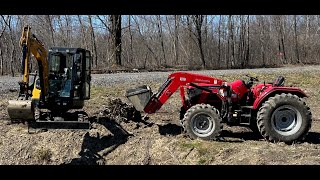 Mahindra 75 HP compact tractor test drive [upl. by Lantha]