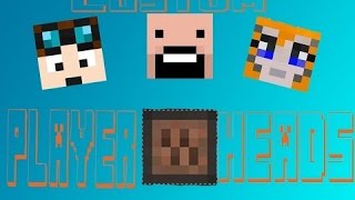 How to get a players head in Minecraft Minecraft 110 [upl. by Atsirtal277]