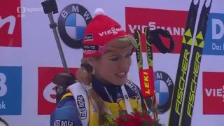 GABRIELA SOUKALOVÁ  Ruhpolding  Winner mass start [upl. by Eidur970]