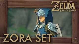 Zelda Breath of the Wild  Zora Armor Set Location [upl. by Aibsel]