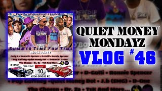 Quiet Money Mondayz VLOG 46  Summer Time Fun Time Block Party [upl. by Enial]