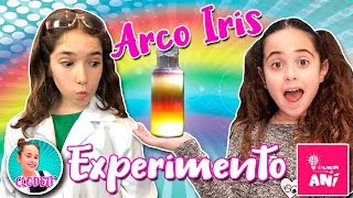 🌈 Hacemos una LAMPARA de ARCOIRIS de AGUA 💡 EXPERIMENTOS FÁCILES y DIVERTIDOS para NIÑOS [upl. by Nnad576]