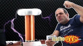 How a Tesla Coil Works ⚡ How to Make a Tesla Coil ⚡ Nikola Tesla [upl. by Inanuah]